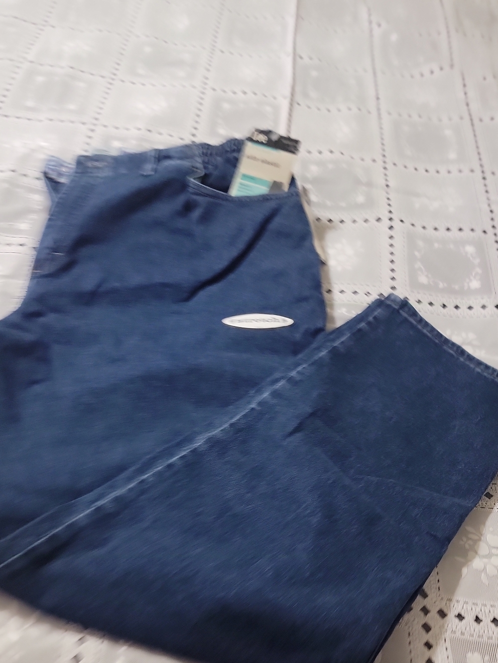 Lee Womens Relaxed Jeans in Navy Blue